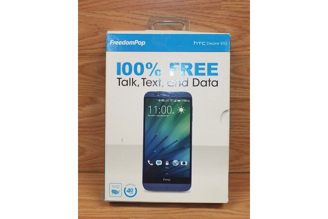 FreedomPop - HTC Desire 510 4G LTE CDMA Cell / Smart Phone NEW IN BOX **READ**