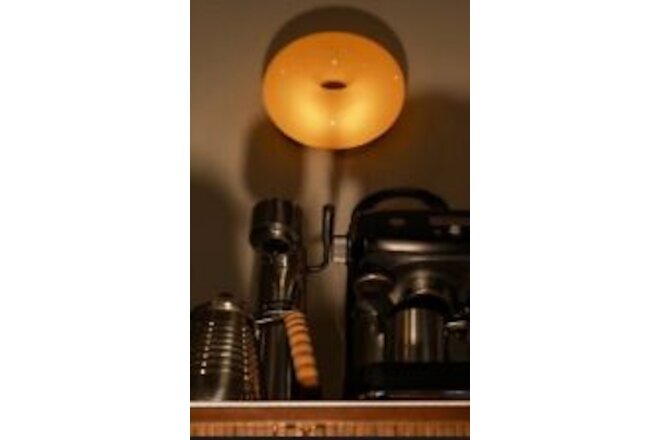 NEW IKEA VARMBLIXT Round Glass Orange Donut Lamp Sabine Marcelis Limited Edition