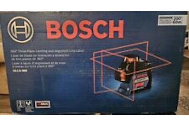 🔥 NEW Bosch GLL3-300 200ft Red 360-Degree Laser Level Three Plane Leveling