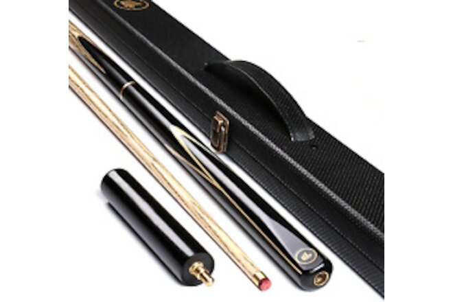 57" 19oz English Handmade Pool Cue | 10mm Tip | Includes Extension & Case