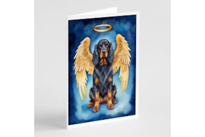 Gordon Setter My Angel Greeting Cards and Envelopes Pack of 8 DAC7011GCA7P