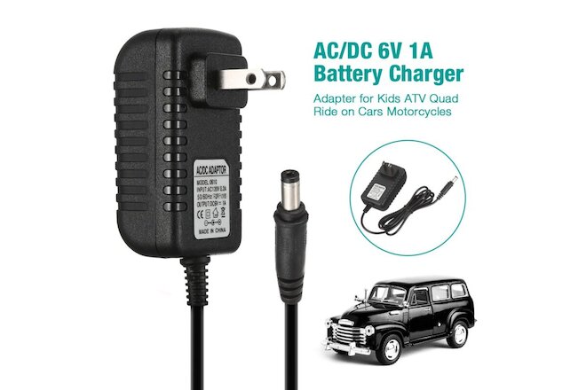 6 Volt Battery Charger for Kids Powered Ride On Car Best Choice Product Kid Trax