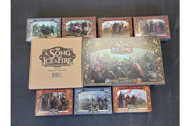 CMON  A Song of Ice & Fire Tabletop Miniatures Game LOT