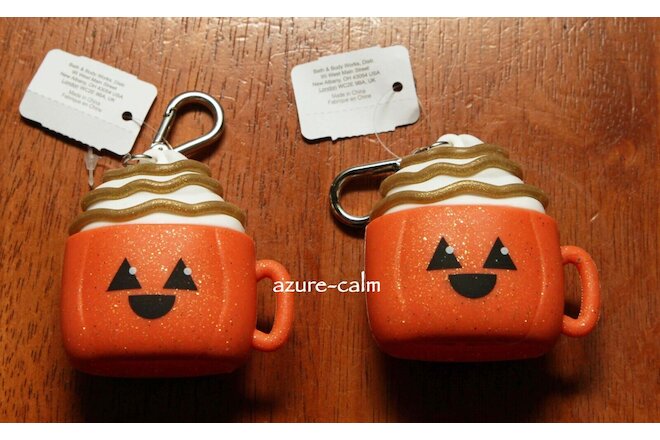 Bath Body Works Pumpkin Latte Cafe Pocket * Bac Holder x 2