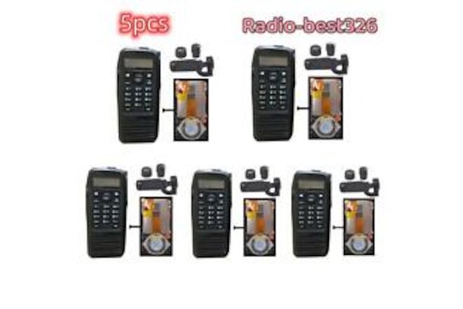 5pcs Front Housing Case Repair Cover With Speker For XPR6550 XPR6580 Radio