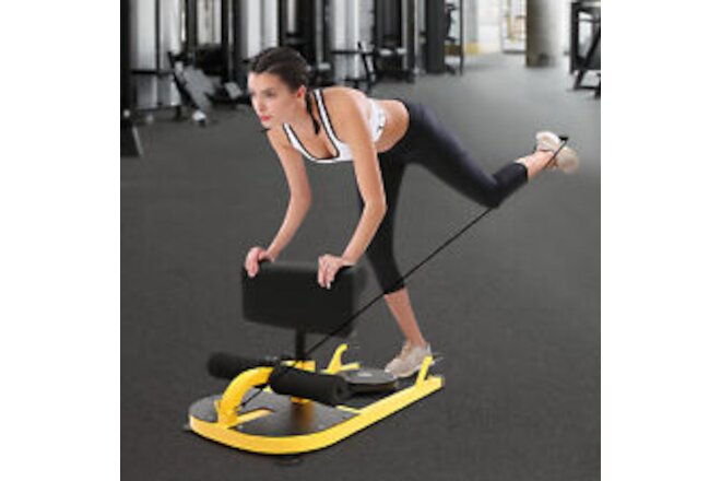 Multifunctional Squat Machine Deep Sissy Squat Home Gym Ab Trainer Adjustable US