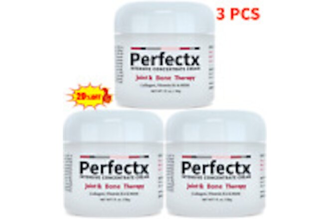 3PCS Perfectx Joint & Muscle Therapy for Relief & Recovery, 1 Oz. Cream