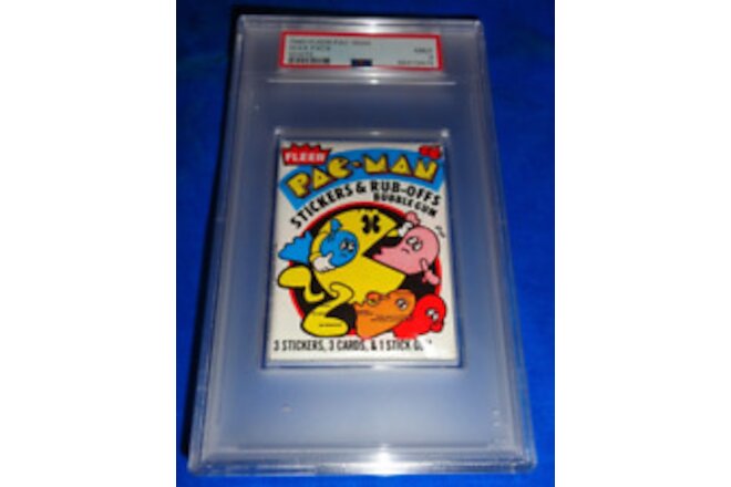 1980 Fleer Pac-Man Wax Pack PSA 9 MINT!