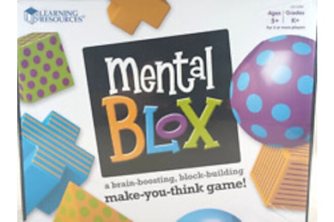 Mental Blox 3-D Puzzle Game Kids 5+ New Sealed by Learning Resources