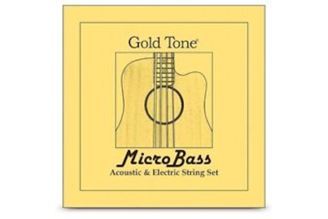 Gold Tone MBS MicroBass Rubber/Polymer Strings