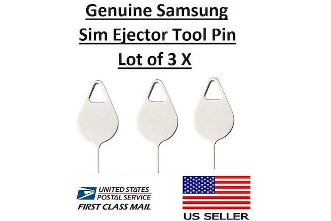 Samsung Galaxy S7/S8/S9/S10/S20 Ultra Sim Card Tray Eject Pin Opening Sim Tool