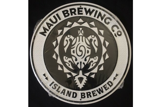 Maui Brewing Co Clearance!! MBC LOGO HONU beer tin SIGN + 2 rare KOOZIES