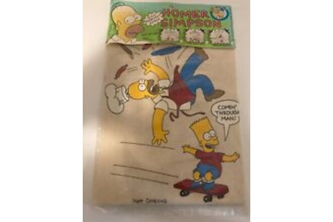 Vintage The Simpsons BBQ Apron Featuring Homer Simpson New in Package