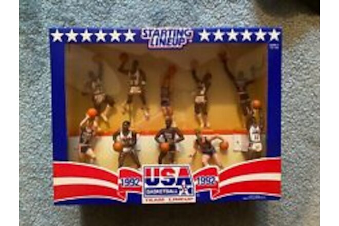 1992 - USA Olympics Dream Team Starting Lineup Set - Jordan, Bird, Magic, Mullin