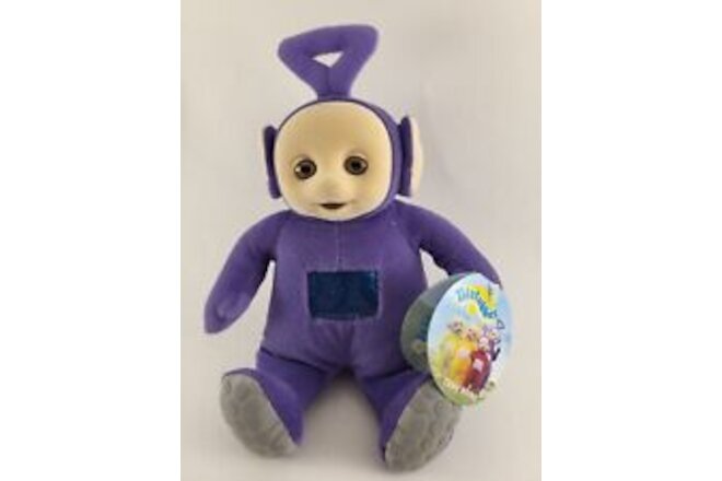 NEW Eden Teletubbies Flocked Faced Tinky Winky Purple 7” Plush 1990s Toy NWT