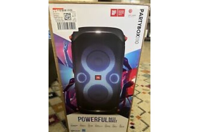 JBL (PartyBox 110) Portable Wireless Party Speaker - BRAND NEW FACTORY SEALED!