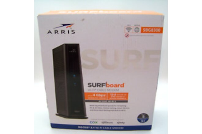 ARRIS SURFboard SBG8300 DOCSIS 3.1 Gigabit Cable Modem & AC2350 Wi-Fi Router New