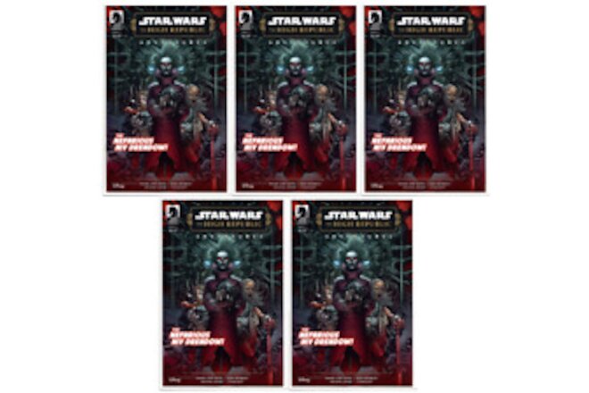 Star Wars High Republic Adventures Phase III #4 MAIN Cover A SET Lot of 5 2024