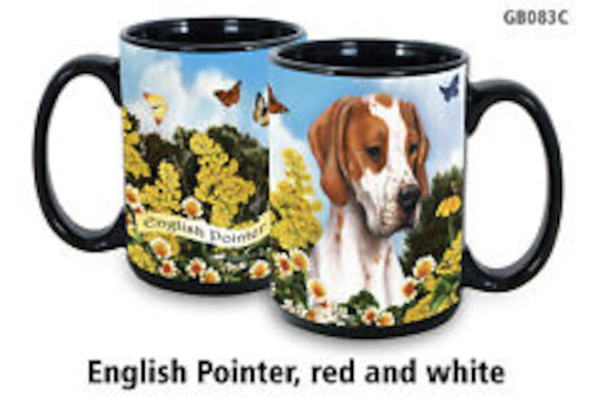 Garden Party Mug - Red and White Pointer