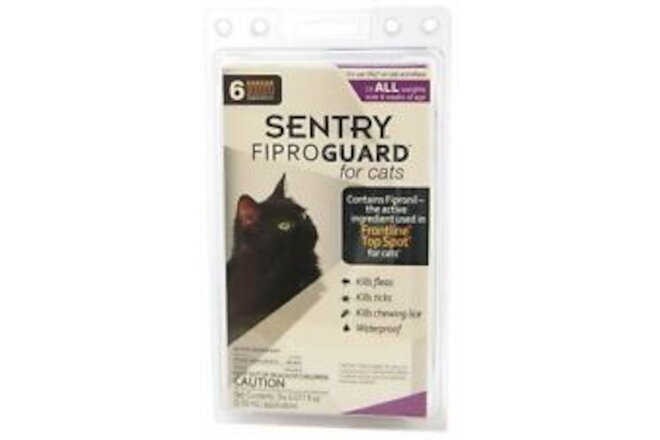 LM Sentry FiproGuard for Cats 6 Doses