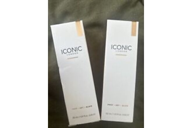 (2) ICONIC London Prep Set Glow - Original - 30 ml 1.01 fl oz spray New Sealed