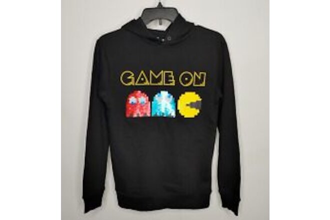 H&M Pacman Hoodie Sweatshirt Youth Size 10-12 Y Black New With Tags