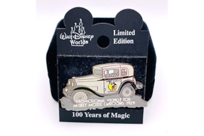 Walt Disney World Limited Edition Pin Car Mickey Mouse Cartoons 1929 Numbered