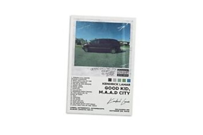 Kendrick Poster Lamar - Good Kid Maad City 12x18inch(30x45cm) Unframe-style-1