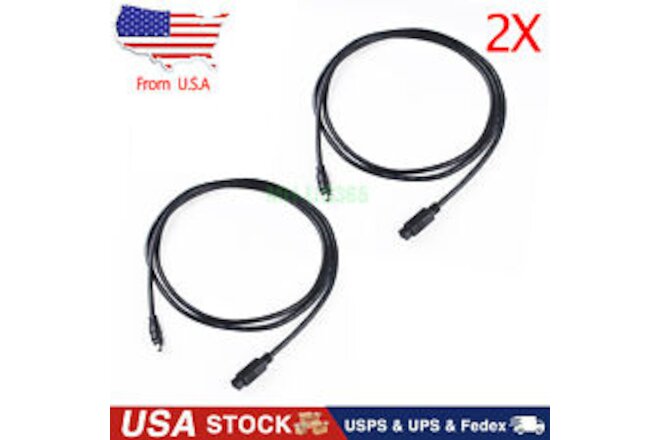 2X 6FT FireWire Cable 9 PIN to 4 PIN IEEE1394B 800 TO 400 9P-4P 1394A-B