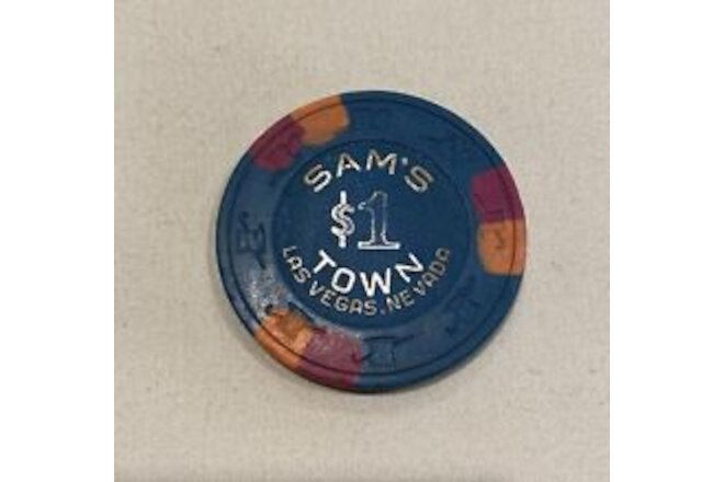 Sam's Town  $1 Casino  Chip -   Las Vegas, NV