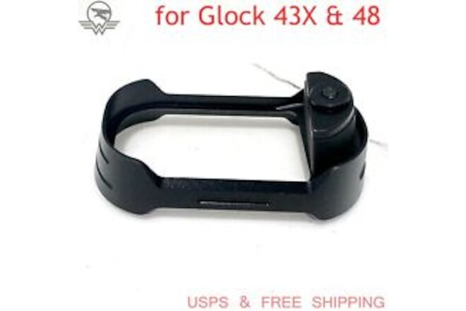 For Flared Magwell Gloc k 43X/48 G43/G48 G lock Black Metal Aluminium Alloy