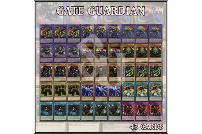 GATE GUARDIAN DECK 45 | Guardians Combined Jirai Gumo Wind Water Suijin YuGiOh