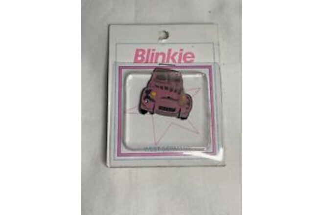 Vintage Blinkie Pin Lights Up West GERMANY Car Volkswagen Bug