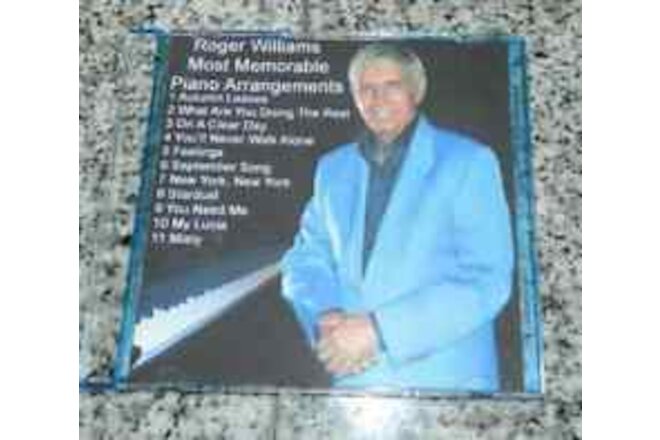 Roger Williams Memorable Arrangements for Player Piano Choose CD Floppy Disk USB