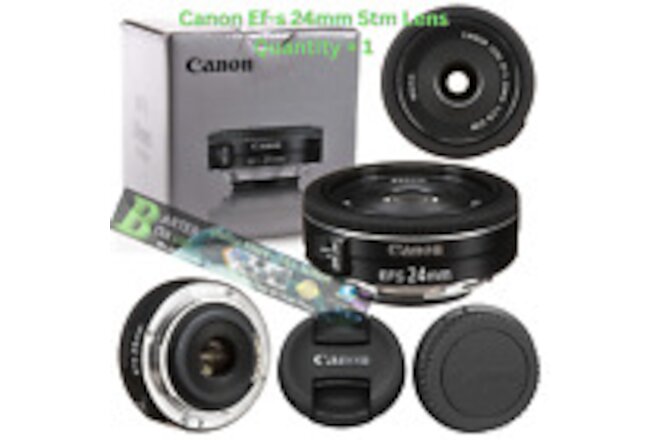 Canon Cameras lens 24mm Standards Prime Auto Focus Stm Ef-s F/2.8 Macro Wide