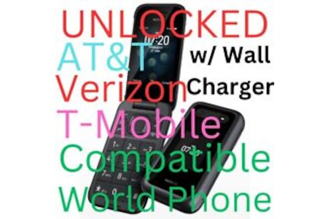 UNLOCKED NEW NOKIA 2760 GSM CDMA LTE SMART FLIP CELLPHONE Android/KaiOS ATT Vrz