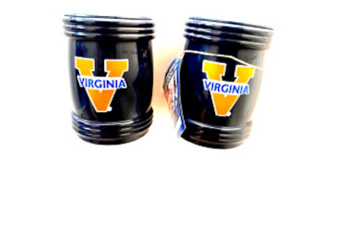 NCAA VIRGINIA CAVALIERS (2) Magnetic Bottle Koozie Coozie  Tailgating New Boat