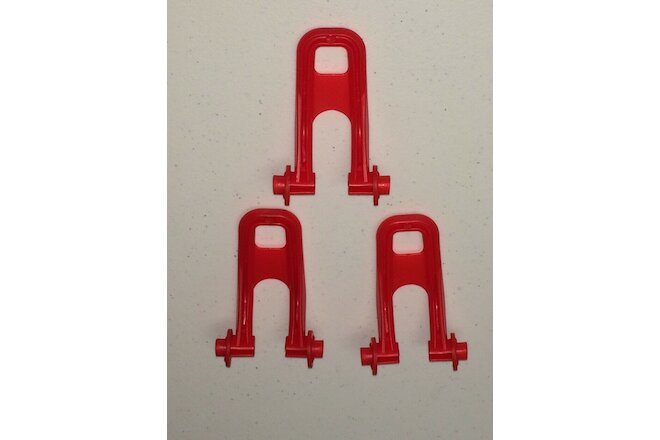 Evenflo Exersaucer Replacement Parts-Lot of 3 Red Stabilizer Feet