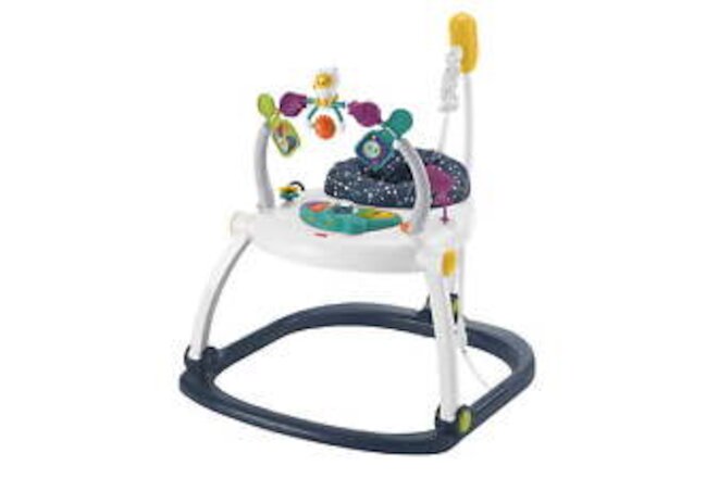 Baby Bouncer Activity Center Jumperoo SpaceSaver with Lights & Sounds, Astro