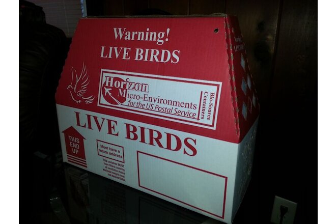 2 Pack HORIZON Shipping Boxes for Live Birds - Poultry, Game Birds, Pheasant