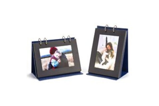 4x6 Small Family Table Flip Photo Album Picture Holder Book with Magnetic Sta...