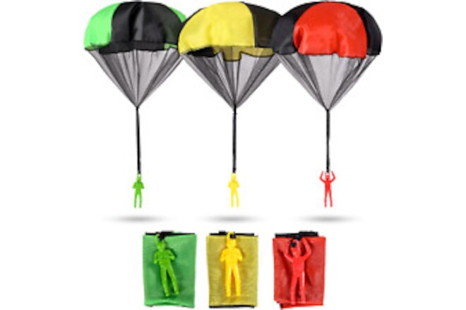Parachute Toys for Kids - Tangle Free Outdoor Flying Parachute Men, Best Small o