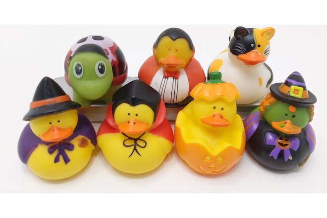 Halloween Ducks & Turtle for the Jeep lot of 7 Oriental Trading Co. Witch Skull