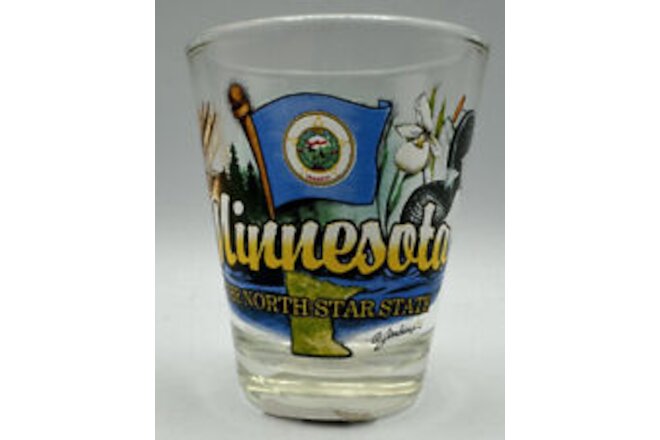 Shot Glass Minnesota The North Star State U.S.A. Collection NEW