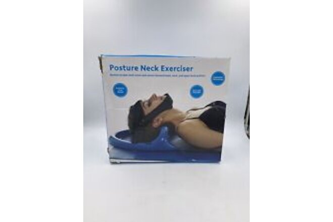 Posture Neck Exerciser Easy Portable SHIPPED IN ORIGINAL BOX OPEN BOX READ