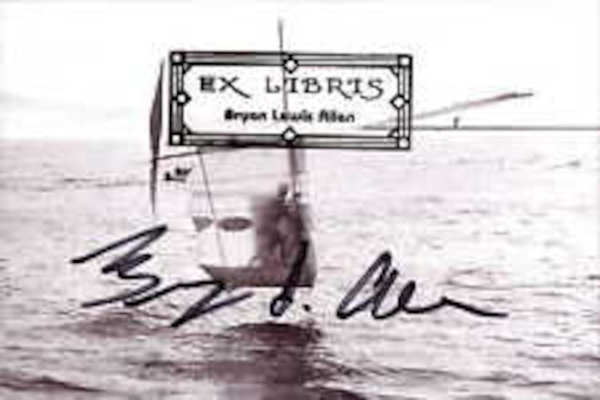 Bryan Lewis Allen Signed 4x6 Photo Pilot 1st Human-Powered Aircraft Flight