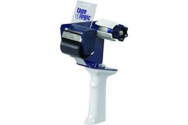 TLTDHDX2 Long Roll (1 1/2" Core) Carton Sealing Tape Dispenser, 2", Blue/White