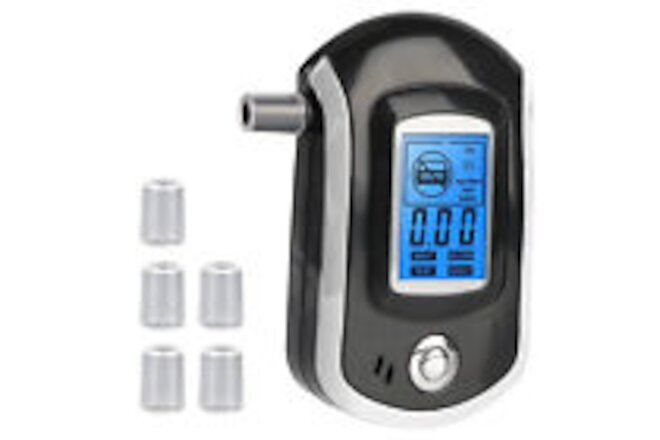 Advance Police Digital Breath Alcohol Tester LCD Breathalyzer Analyzer Detector