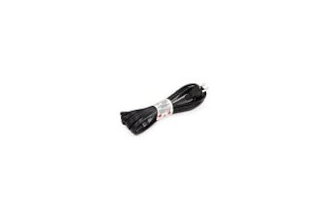 Monoprice 15' 18AWG Non Polarized AC Power Cord Black (107674)
