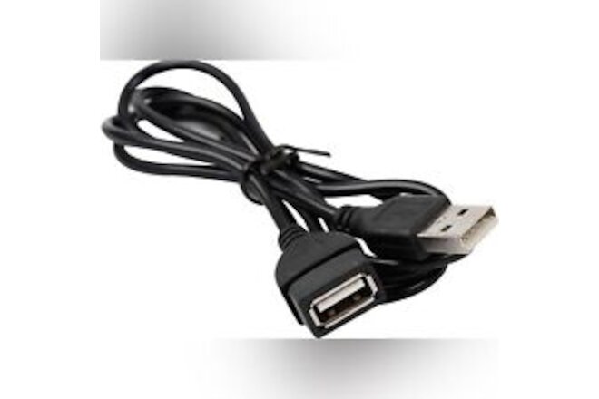 USB 2.0 Male to Female Extension Cable 1 M (3.9 Feet), Black